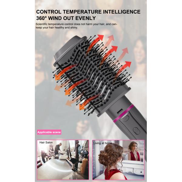 Сушильщик щетки волос ABS пластиковый электрический, шнур 4 2M в одном волосе Styler