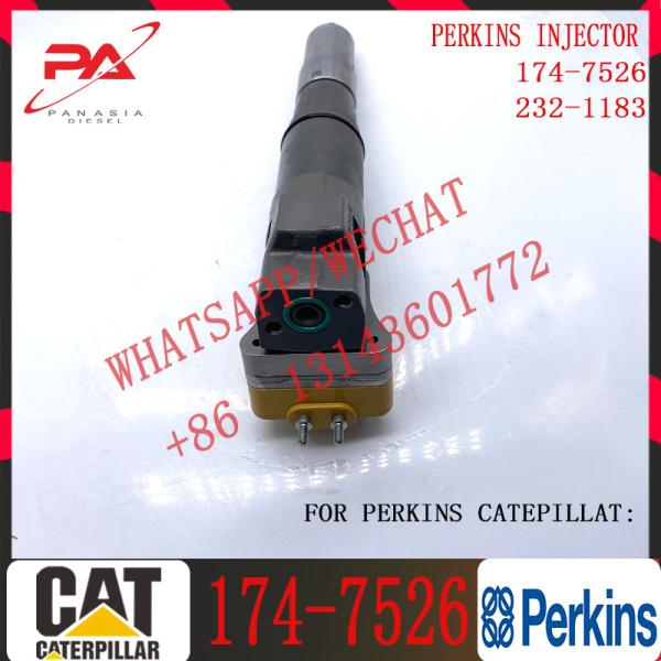 Inyector de combustible para motor diésel, accesorios para excavadora, piezas de Motor diésel 1747526 174-7526 para C-A-Terpillar C-A-T 3412E 651E 657