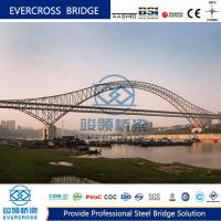 Puente de arco de acero de marco rígido Puente de acero compuesto de alta rigidez