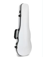 Do violino branco de pouco peso da fibra de vidro do ODM seda dura da caixa como o forro azul