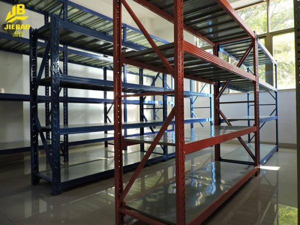 Durable Heavy Duty Warehouse Steel Racks With Automatic Butterfly Punching Holes