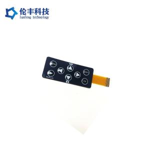 Water Resistant Silicone Keyboard Membrane Panel in RAL Colors for Enhanced User