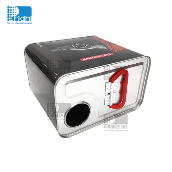 2.5L de peinture solvant boîtes d'étain en fer blanc boîtes de peinture en métal écologique emballage recyclable