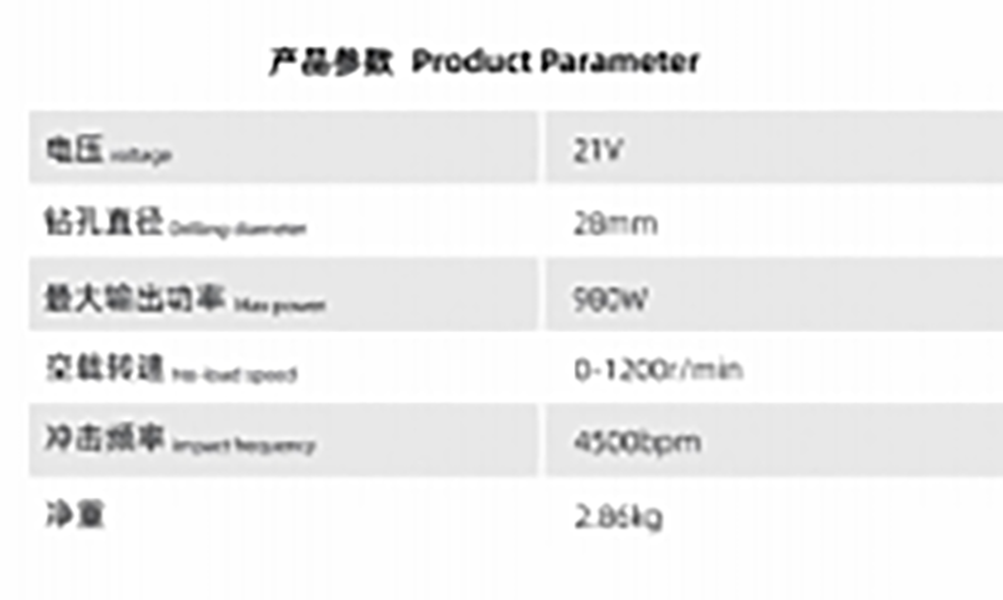 WII-DC28A Professional Heavy Duty Cordless Lithium-Ion Rotary Hammer for Demolition