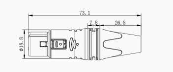 Custom Logo Outdoor Waterproof 3 Pin XLR Male Connector 7.5A Power Audio Video Female Socket with Zinc Alloy Housing