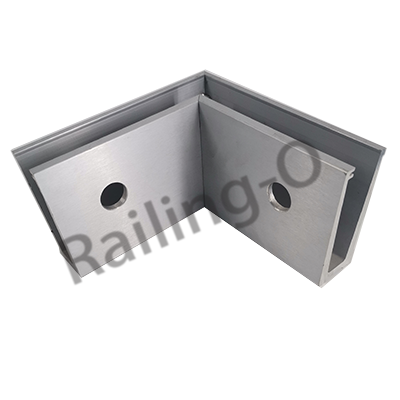 Wall Corner Bracket 200×200 Inner Outer AISI304 316 Satin Mirror Finish AC002