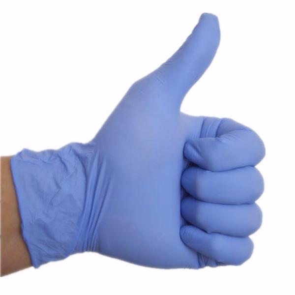 Nitrile Exam Disposable Medical Gloves / Colored Medical Grade Gloves