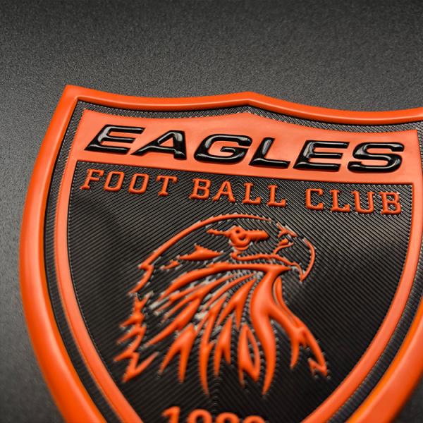 Горячие штемпелюя выбитые значки TPU переносят ярлык для одежды