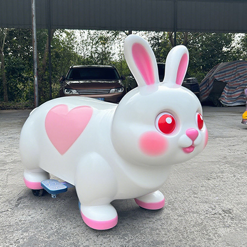 Kid Fun Attractive Cartoon Animal Ride On Toy Electric Car For Shopping Center