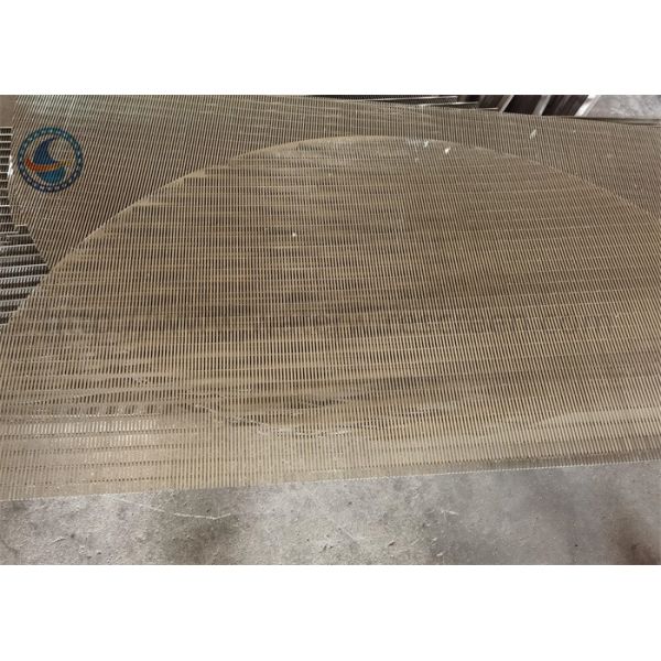 Fish Ponds Wedge Wire Screen Filter Aquaculture Static Sieve For Koi Pond