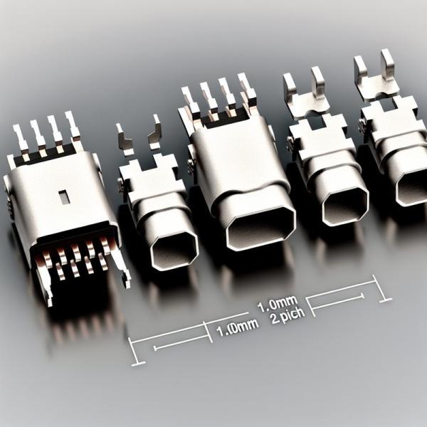 1.0mm Pitch SMT FPC Connector Back Flip 2.0mm Height