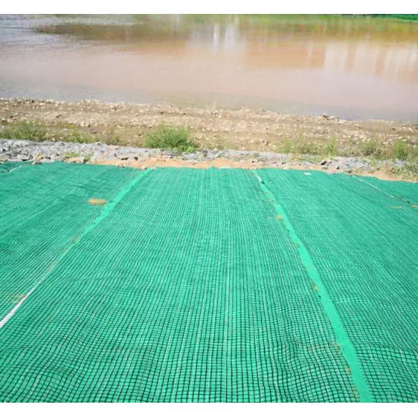 Кокосовый мат из нетканого материала и армированного георешеткой кокосового волокна для создания растительности