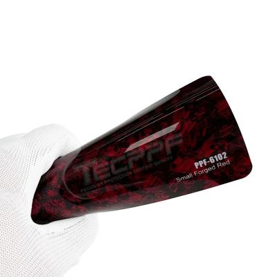 automotive Small Forged Red Paint Protection Film 8mil Rock Chip Protection ppf film for car