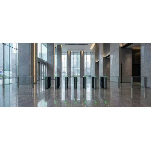 High Speed Automatic Turnstile Swing Barrier Gate Access Control System for Plaza