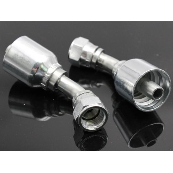 Carbon Steel Jic Hydraulic Fittings Female Jic Fitting 60° Cone Swivel Nut