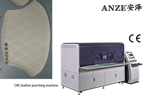 Auto Leather Punching Machine Bag Hole Perforation 900 * 2 Punches / Min