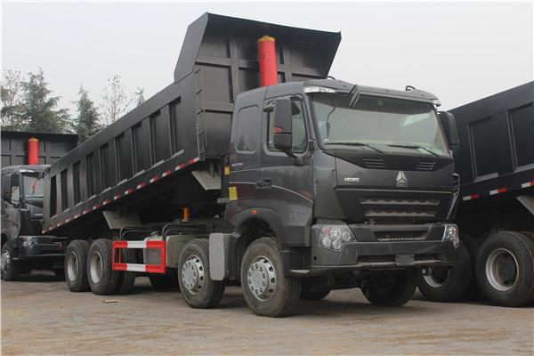 Howo A7 8x4 28.29CBM Heavy Duty Dump Truck With HW19710 Transmission