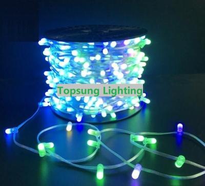 Outdoor Icicle Lights RGB Twinkle Wedding 666 led 100m Xmas Fairy String in holiday lighting