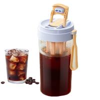16oz / 480ml 2 em uma capa Opções Cold Brew Coffee Maker With Mesh Filter