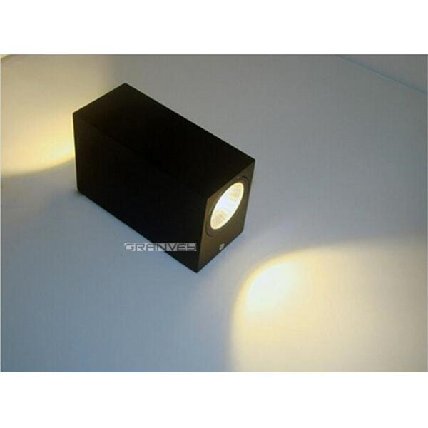 Square Mini Cube Outdoor LED Up Down Wall Light  2x3W For Apartment Facades