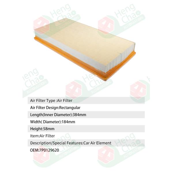 Производители оборудования для фильтрации воздуха Продукт Автомобильные кондиционеры фильтрующие экраны OEM 7P0129620