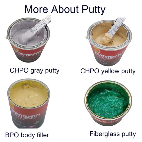 Poly Putty Good Polish  Polyester Putty with Hardener for Car