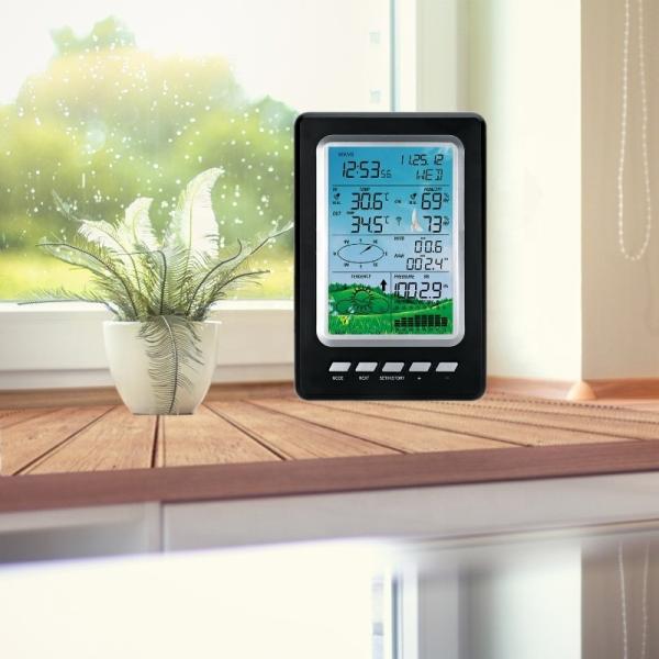 Customized Support Digital Wireless Automatic Weather Station With Multiple Outdoor Sensors