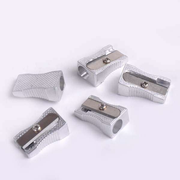 Wholesale Aluminium Alloy 1 Hole Steel Blade 24 Pack Metal Pencil Sharpener