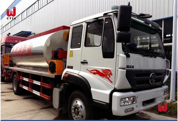 caminhão do distribuidor do betume do caminhão 180HP da construção de estradas 11t