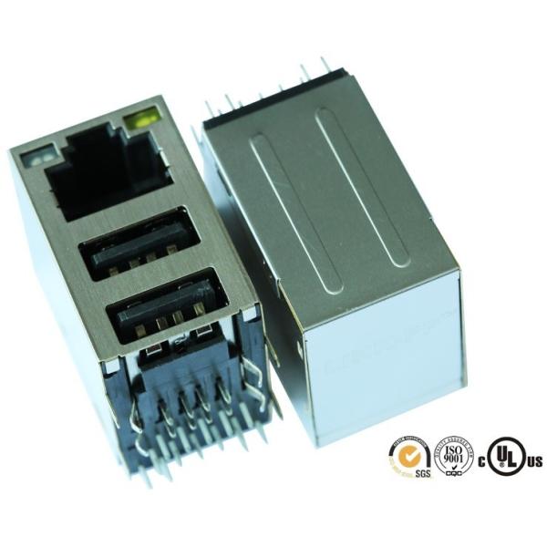 Гигабит RJ45 с двойным разъемом 020181MHAM4M408ZA USB, LPJU4202A64NL