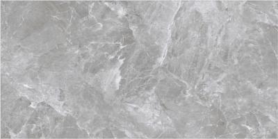 Glazed Porcelain Marble Ceramic Tiles Grey Slightly Glossy And Transparent