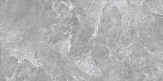 Glazed Porcelain Marble Ceramic Tiles Grey Slightly Glossy And Transparent