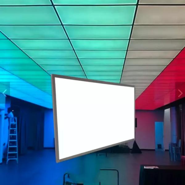 RGB Panel Light 600x600 Or 620x620 With Decoder RGBW Ceiling Mount