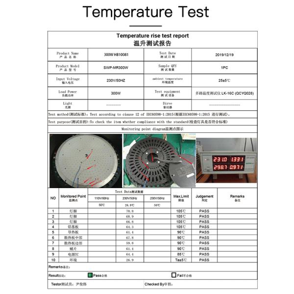 Водоустойчивые промышленные линейные высокие света 240w 6000lm СИД залива IP65