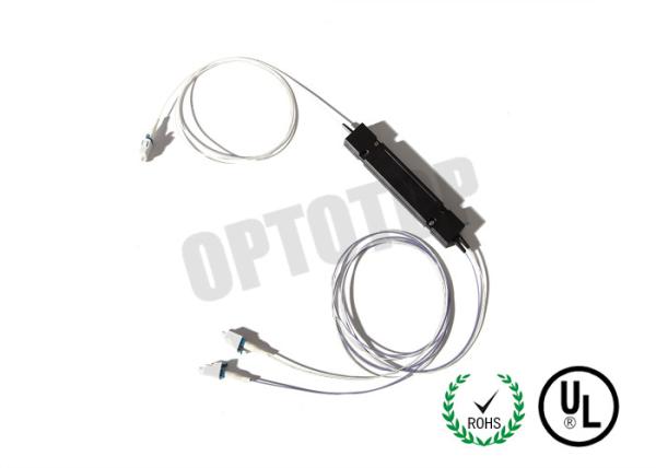 CATV / FTTH Fiber Optic WDM , OEM Optical Fiber Couplers 1 X 2 LC / UPC