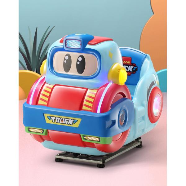 Máquina de plástico para brincar com crianças