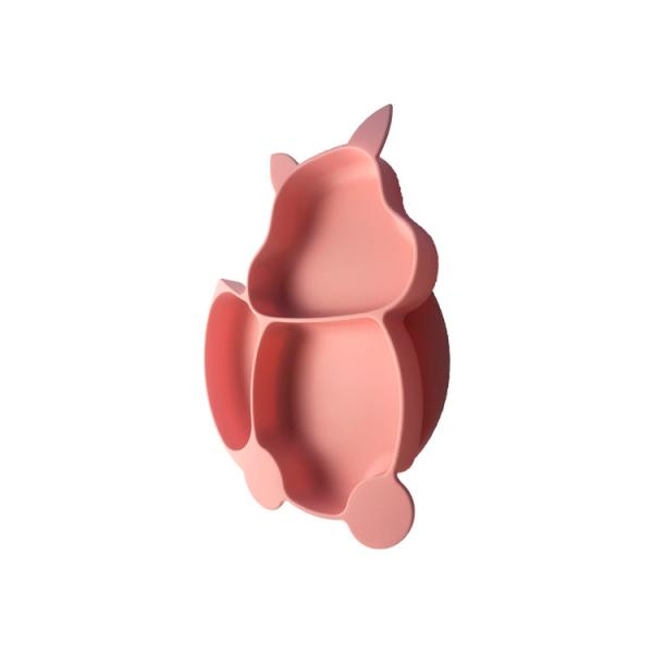 Fox Shape Foldable Silicone Bowl Non Toxic Bpa Free Customized With Spoon