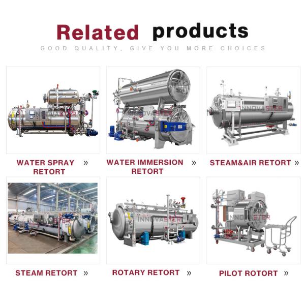 High Pressure Food Processing Sterilization Retort Machine with Versatile Design