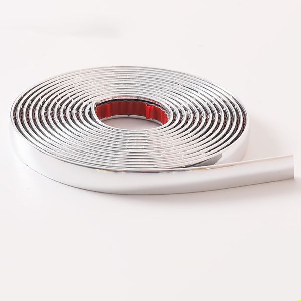 Customized Metal Gold Decorative Brushed Self-Adhesive Tape PVC Edge Tape Sofa Tile Decoration