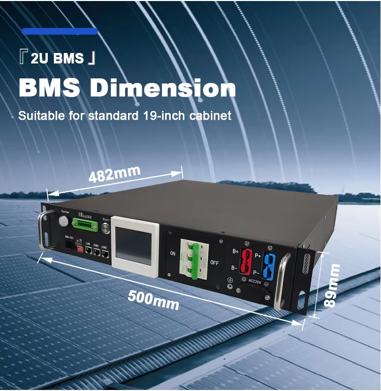 High Efficiency 96S 307.2V 50A BMS for Lithium Batteries Energy Storage System