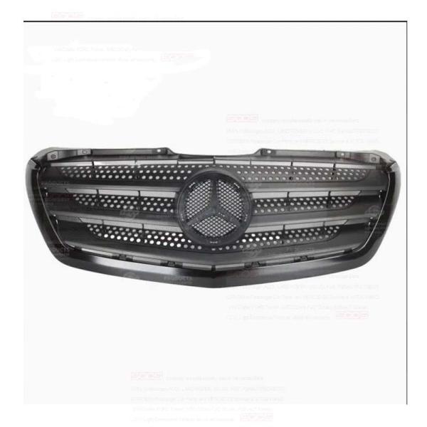 9068800785-1 Car Front Bumper Grill Emblem Black C204 Diamond Grille for Mercedes Benz Sprinter W906 2016-2018 OE 9068800785