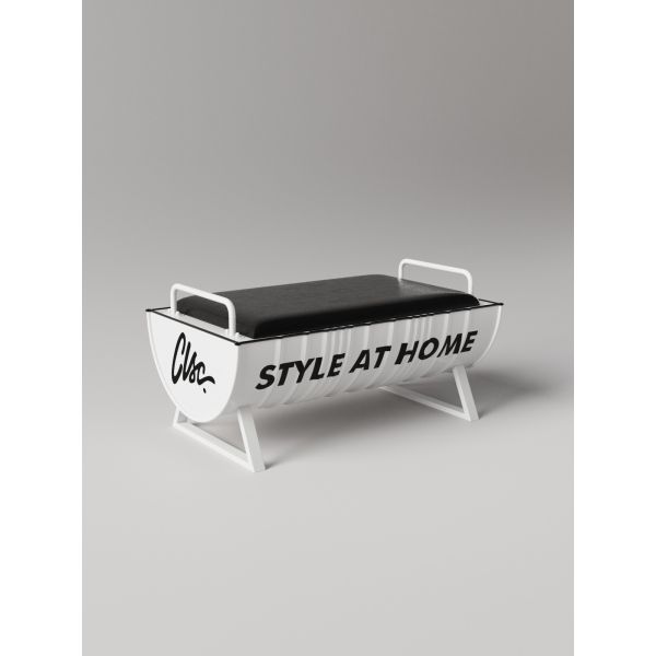 Balcony 2 Seat Sofa Compact Industrial Style Sofa Customized