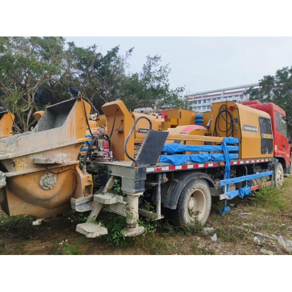 Small Portable Mobile Diesel Electric Hydraulic Trailer Loaded Micro Concrete Pump Cement Pump
