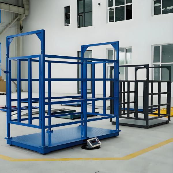 Balance de pesage pour élevage avec panneau texturé, 2000 kg, en acier au carbone, pour animaux d'élevage, avec une précision de 500 g et support OEM ODM