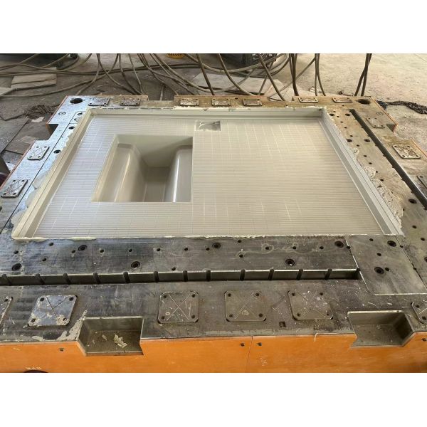 SMC One-Piece Bathroom Shower Base & Chassis custom size shower base