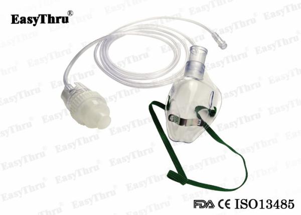 Portable Oxygen Nebulizer Mask With Mouthpiece , Multipurpose Venturi Mask Nebulizer