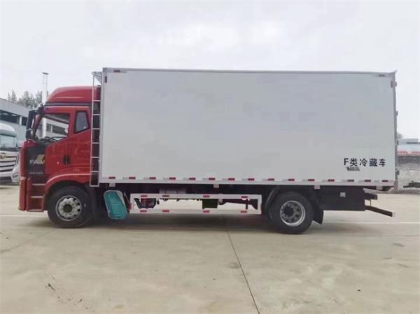 Chinese Faw Brand New 10T Freezer Truck Meat Transport Refrigerated Truck With Meat Rail