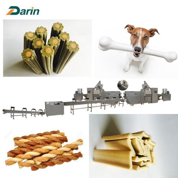 Máquina da transformação de produtos alimentares animais da extrusora do alimento de cão de estimação de Darin com controle do PlC