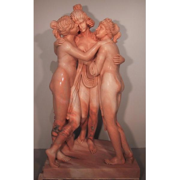 Three grace lady sculptures / garden Decoration Sculpture