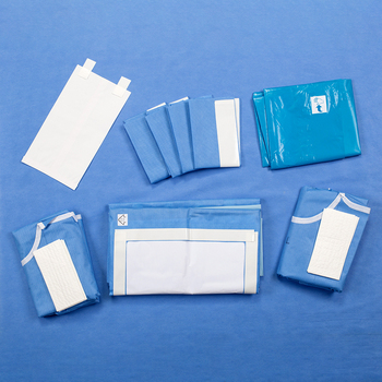 Medical Disposable Surgical Drape Kits Sterile Hip Pack SMMS